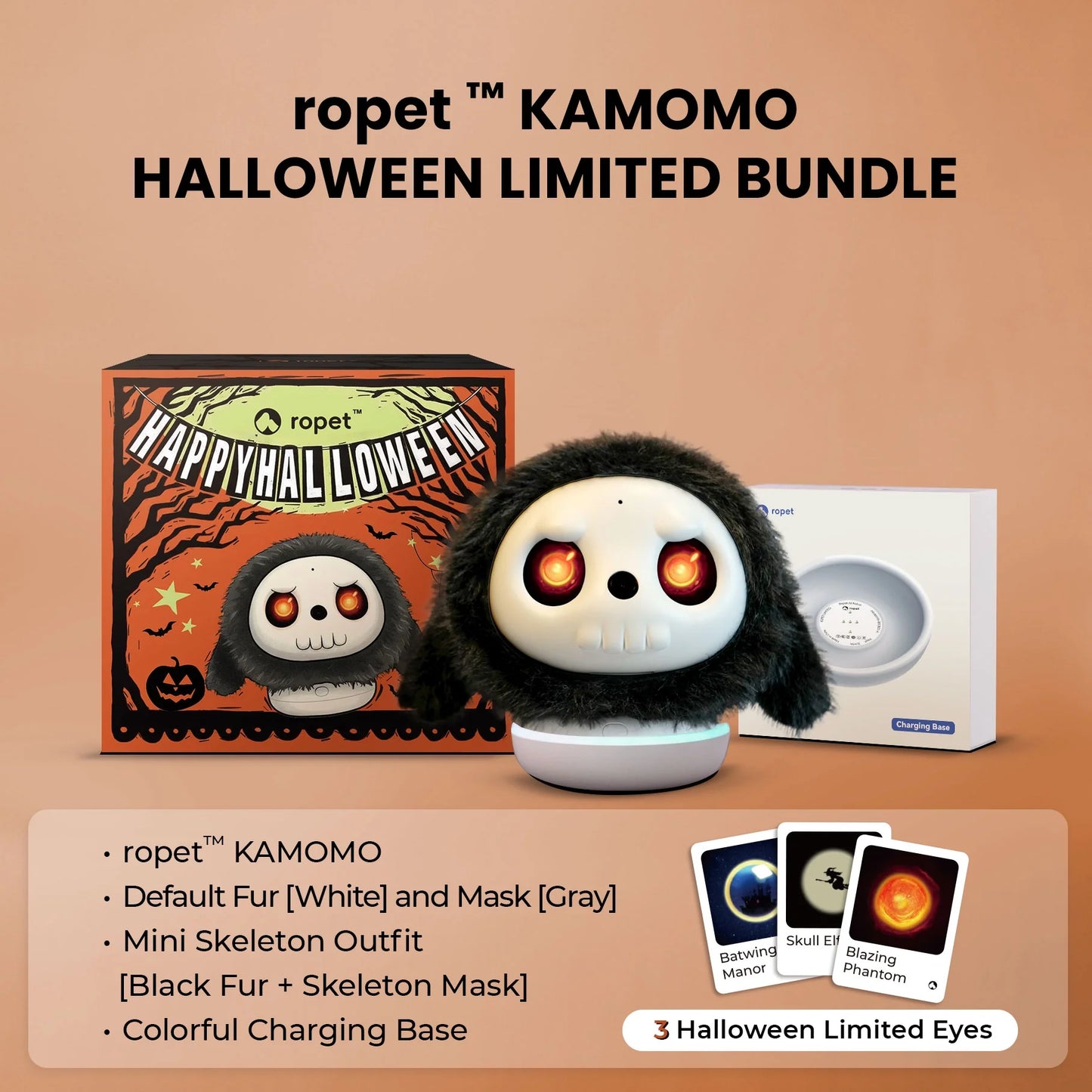 ropet™ KAMOMO——Your allergy-free pet, your intelligent fashion collectible