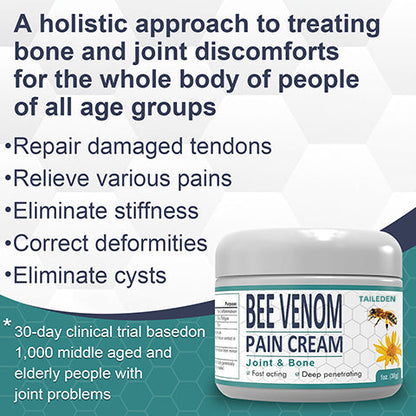 【 ✨Official Brand Store ✨】 TAILEDEN™ Bee Venom Pain and Bone Healing Cream