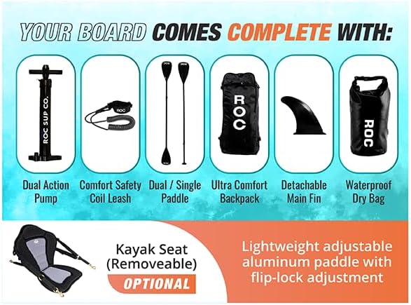 Roc Inflatable Stand Up Paddle Boards