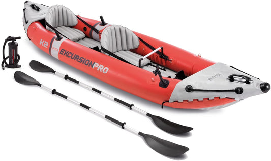 Intex 68309EP Excursion Pro K2 Inflatable Kayak Set