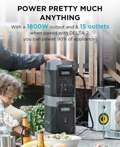 EF ECOFLOW Solar Generator DELTA2 with 220W Solar Panel
