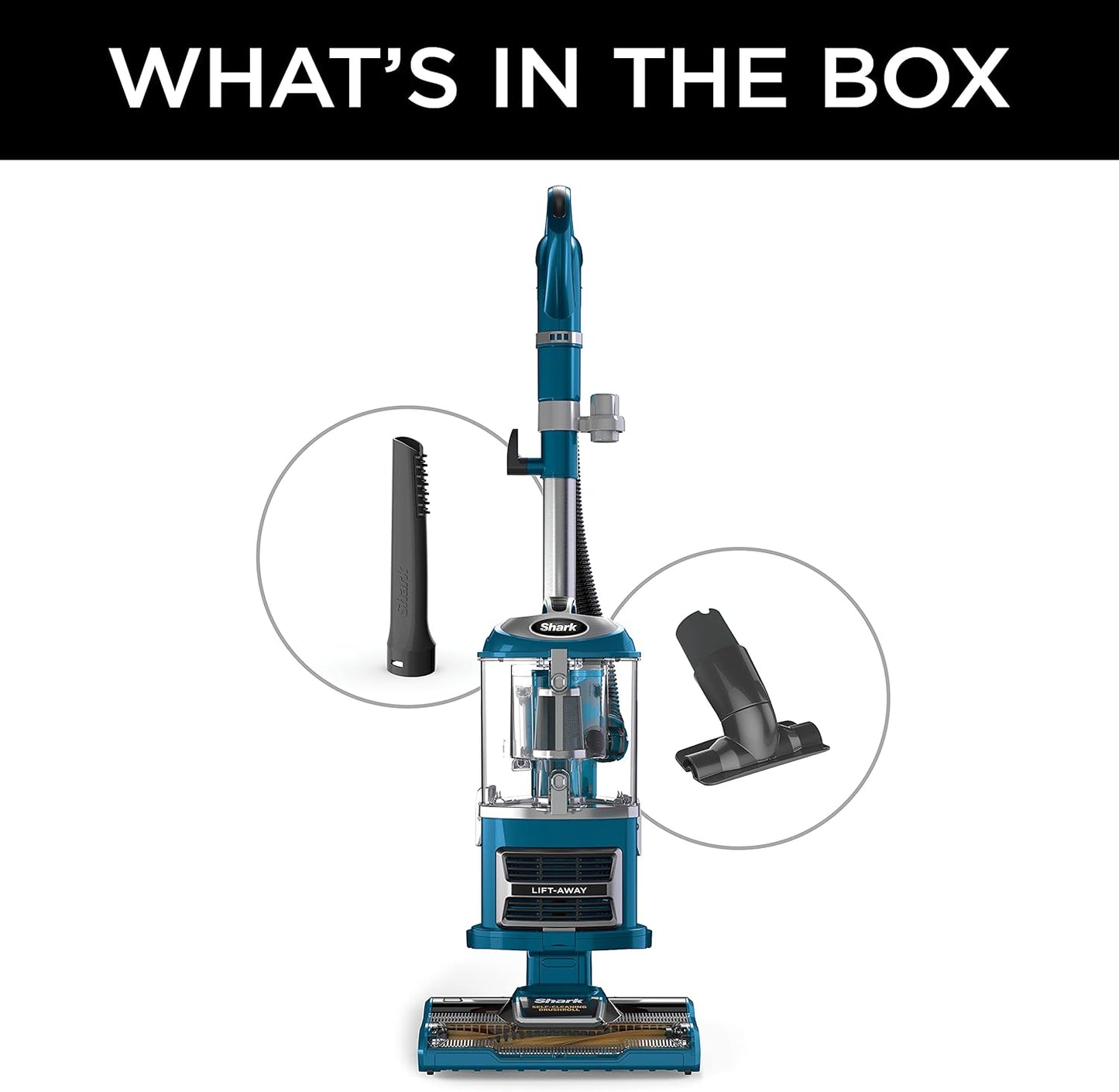 Shark Upright Vacuum, Teal, ZU503