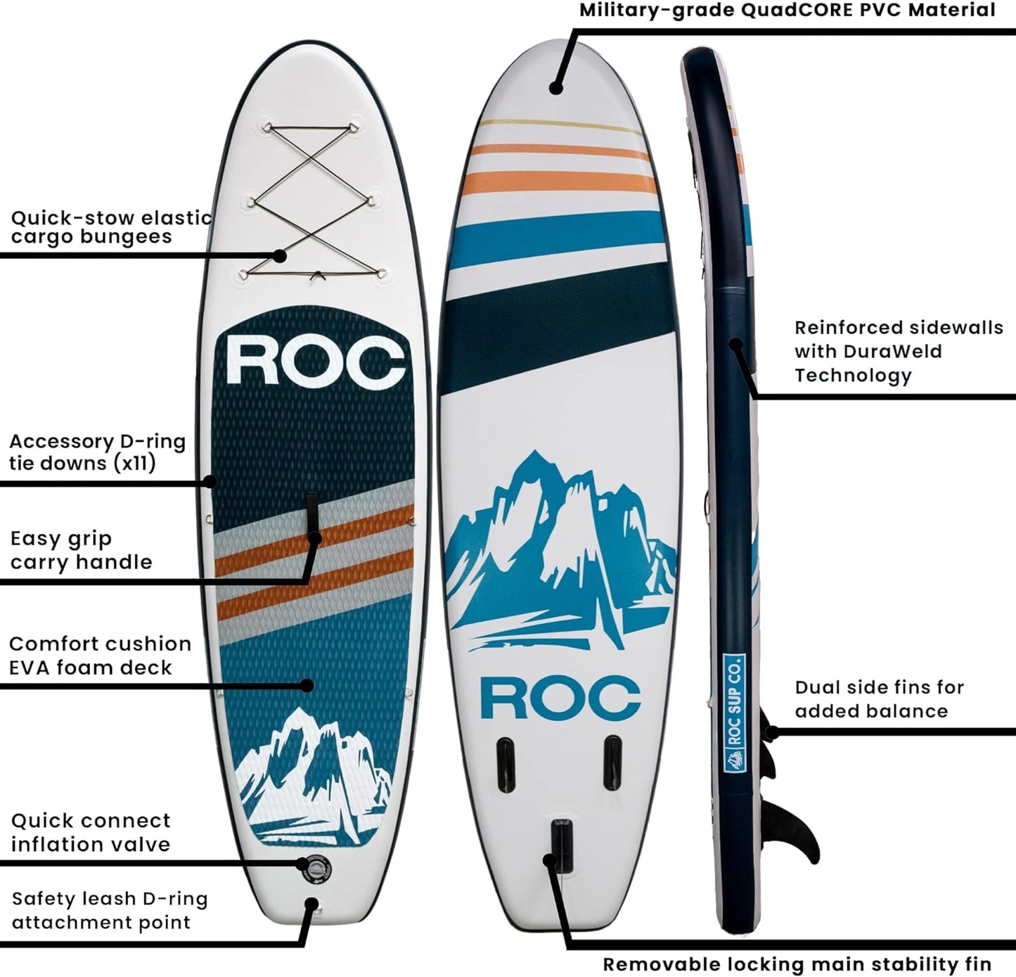 Roc Inflatable Stand Up Paddle Boards