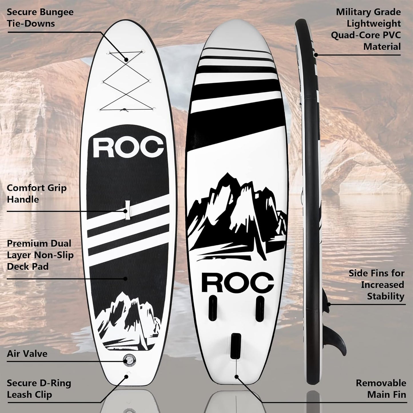 Roc Inflatable Stand Up Paddle Boards