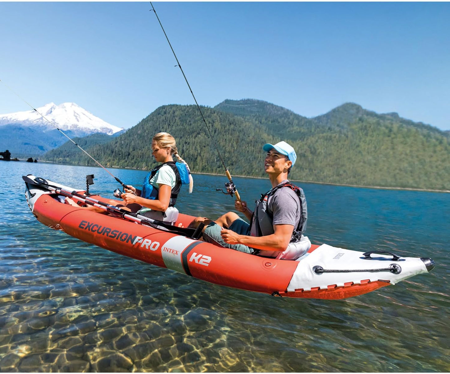 Intex 68309EP Excursion Pro K2 Inflatable Kayak Set