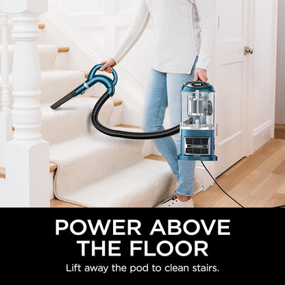 Shark Upright Vacuum, Teal, ZU503