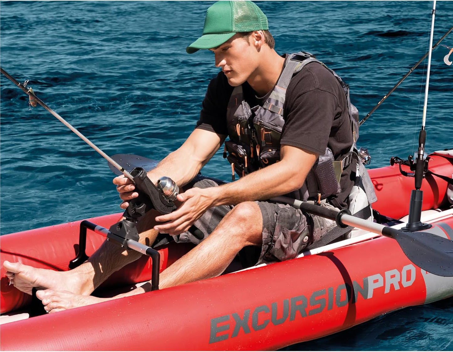 Intex 68309EP Excursion Pro K2 Inflatable Kayak Set