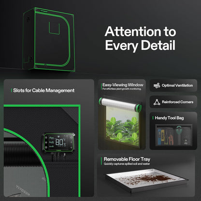 VIVOSUN S448 4x4 Grow Tent,