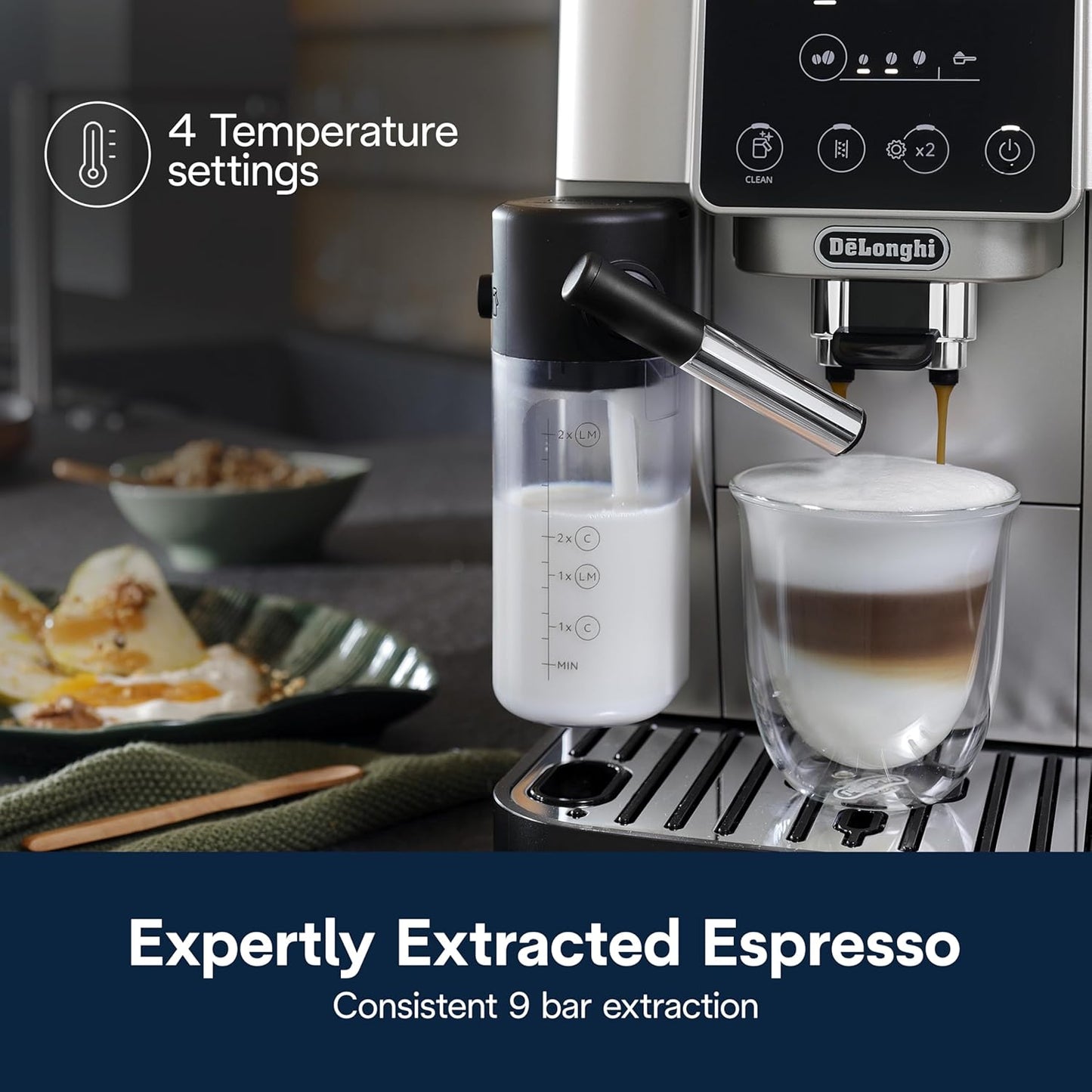 De'Longhi Magnifica Evo Automatic Espresso & Coffee Machine with Auto Milk Frothe