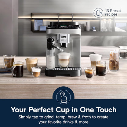De'Longhi Magnifica Evo Automatic Espresso & Coffee Machine with Auto Milk Frothe