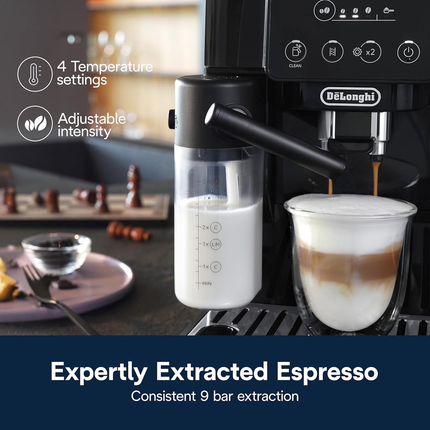 De'Longhi Magnifica Evo Automatic Espresso & Coffee Machine with Auto Milk Frothe