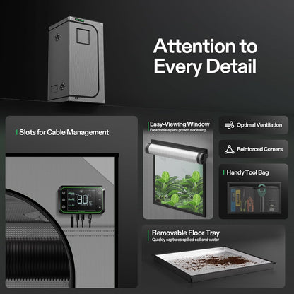 VIVOSUN S448 4x4 Grow Tent,