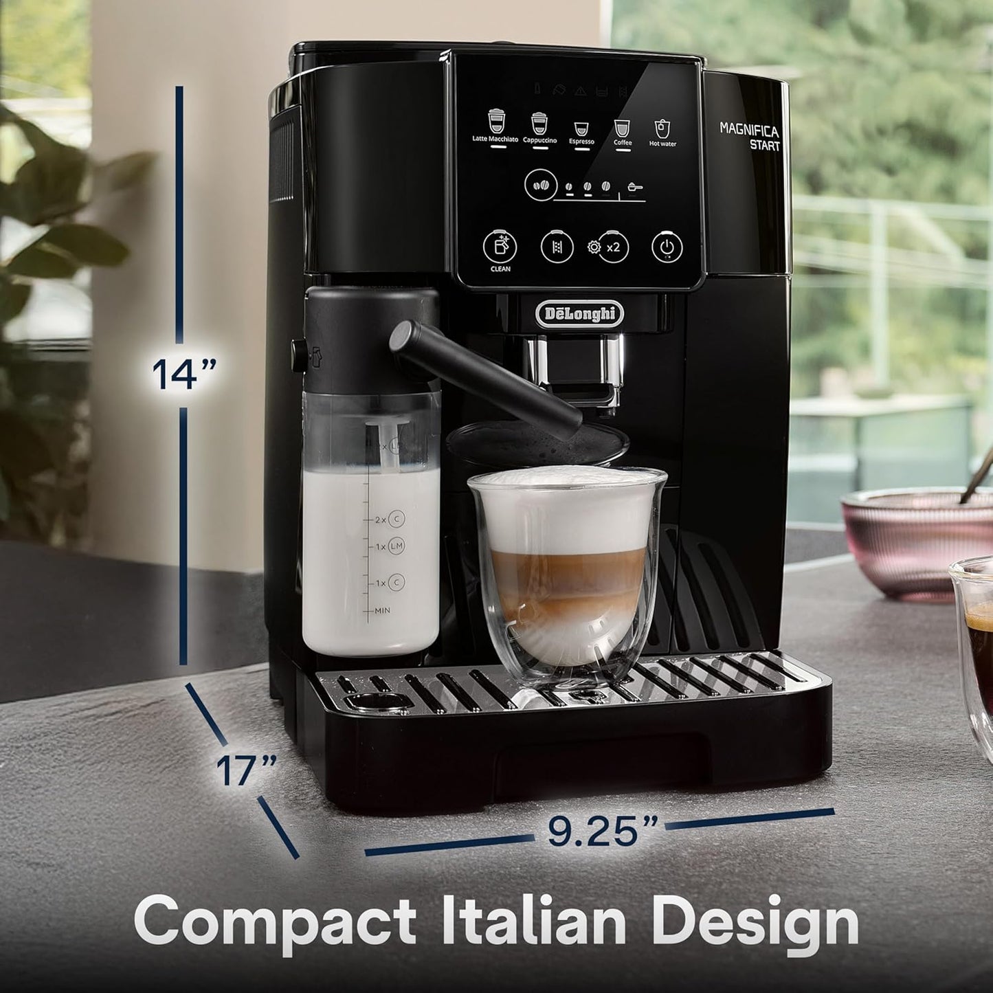 De'Longhi Magnifica Evo Automatic Espresso & Coffee Machine with Auto Milk Frothe