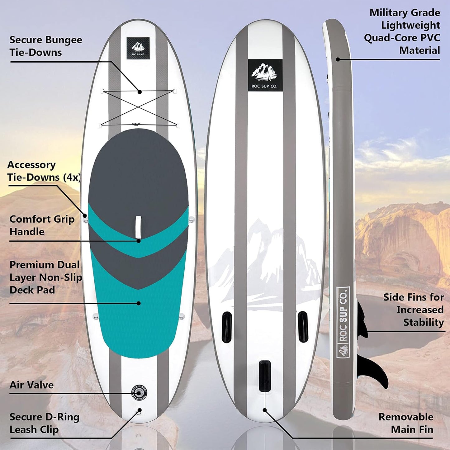 Roc Inflatable Stand Up Paddle Boards