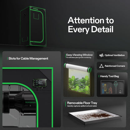 VIVOSUN S448 4x4 Grow Tent,