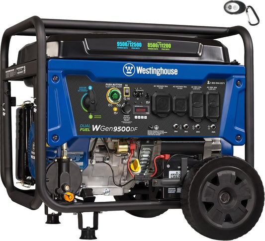Dual Fuel Home Backup Portable Generator