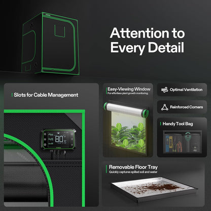 VIVOSUN S448 4x4 Grow Tent,