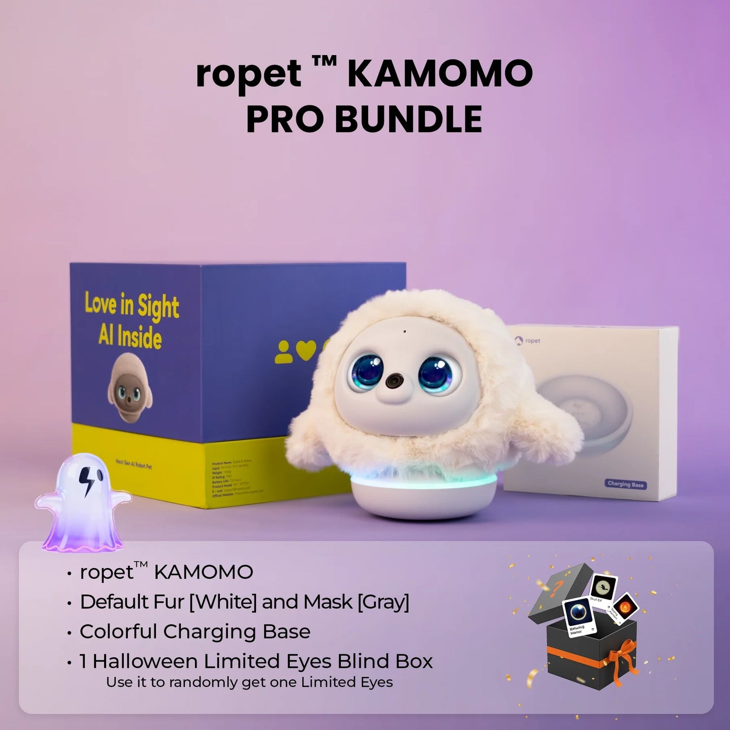 ropet™ KAMOMO——Your allergy-free pet, your intelligent fashion collectible