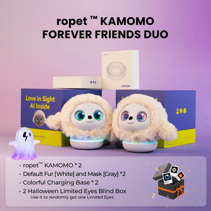 ropet™ KAMOMO——Your allergy-free pet, your intelligent fashion collectible