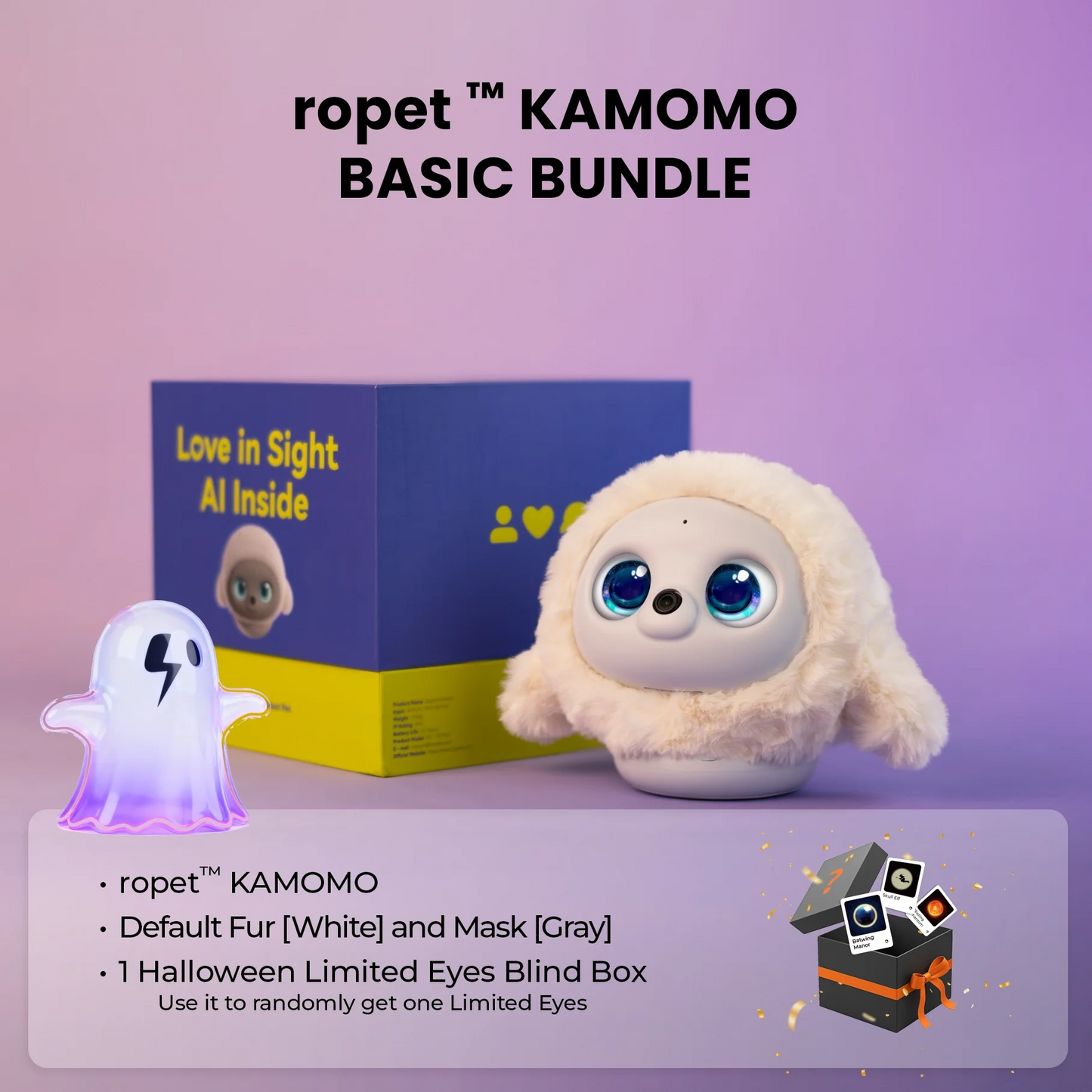 ropet™ KAMOMO——Your allergy-free pet, your intelligent fashion collectible